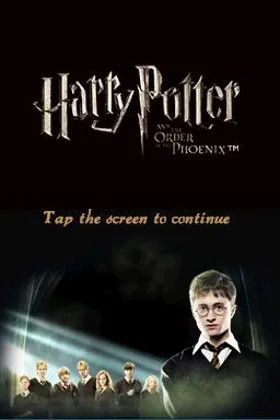 Harry Potter and the Order of the Phoenix (USA) screen shot title